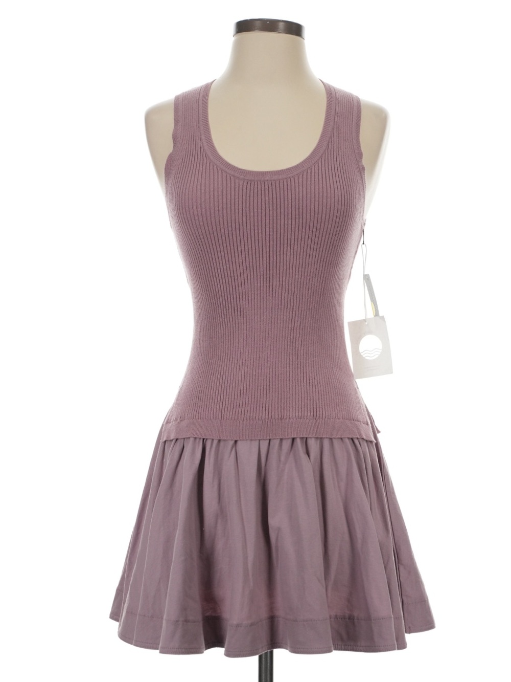 Anthropologie Daily Practice Drop Waist Dusty Purple Dress